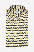 Camicia facile stiro a fantasia granchio