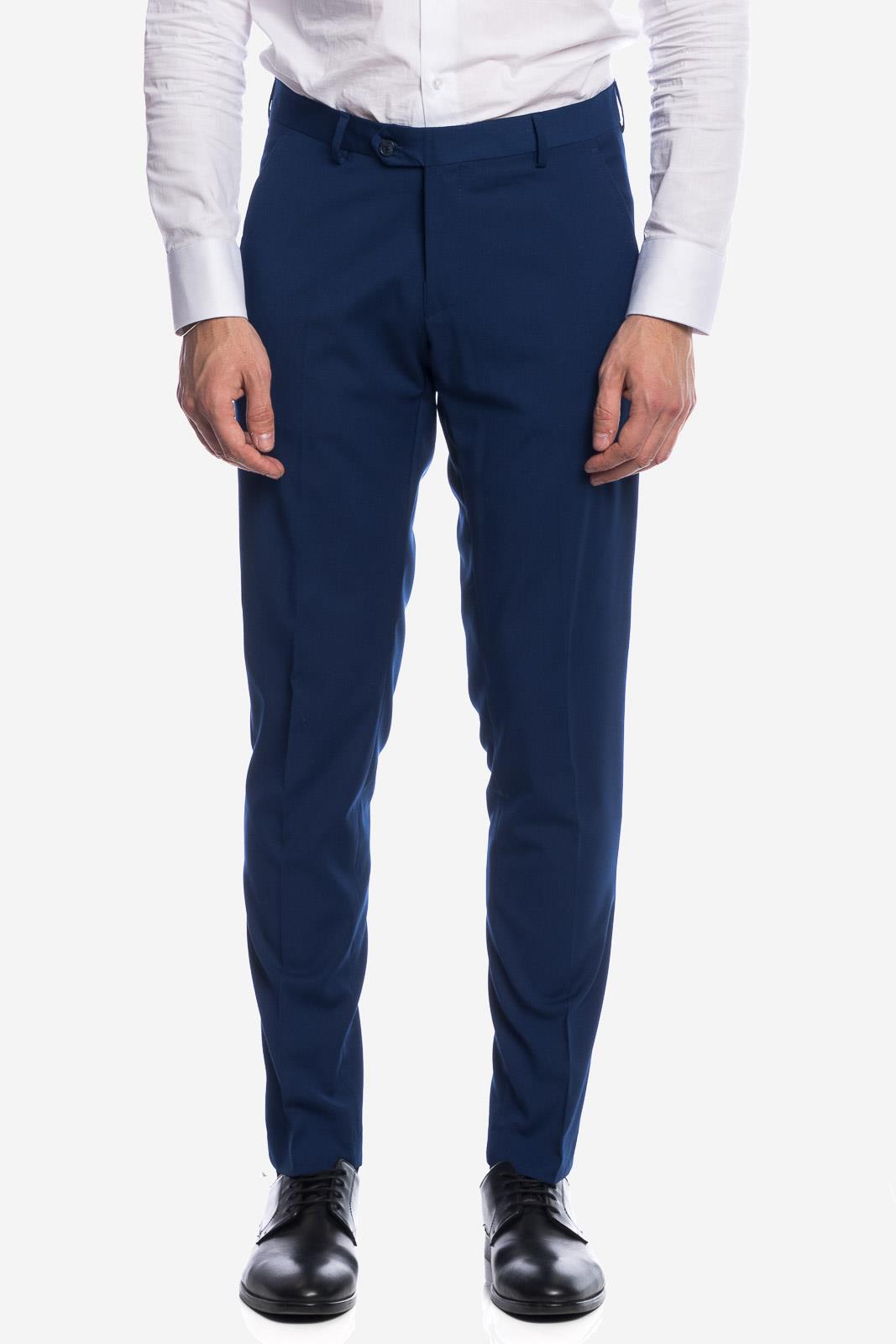 Pantalone classico da abito in fresco lana