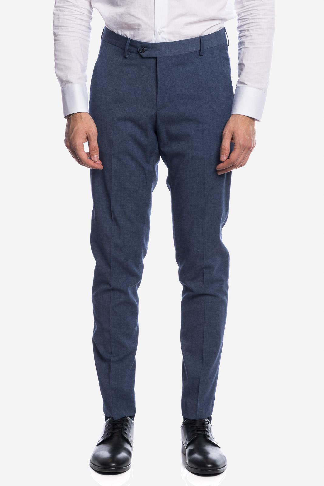 Pantalone classico da abito in fresco lana