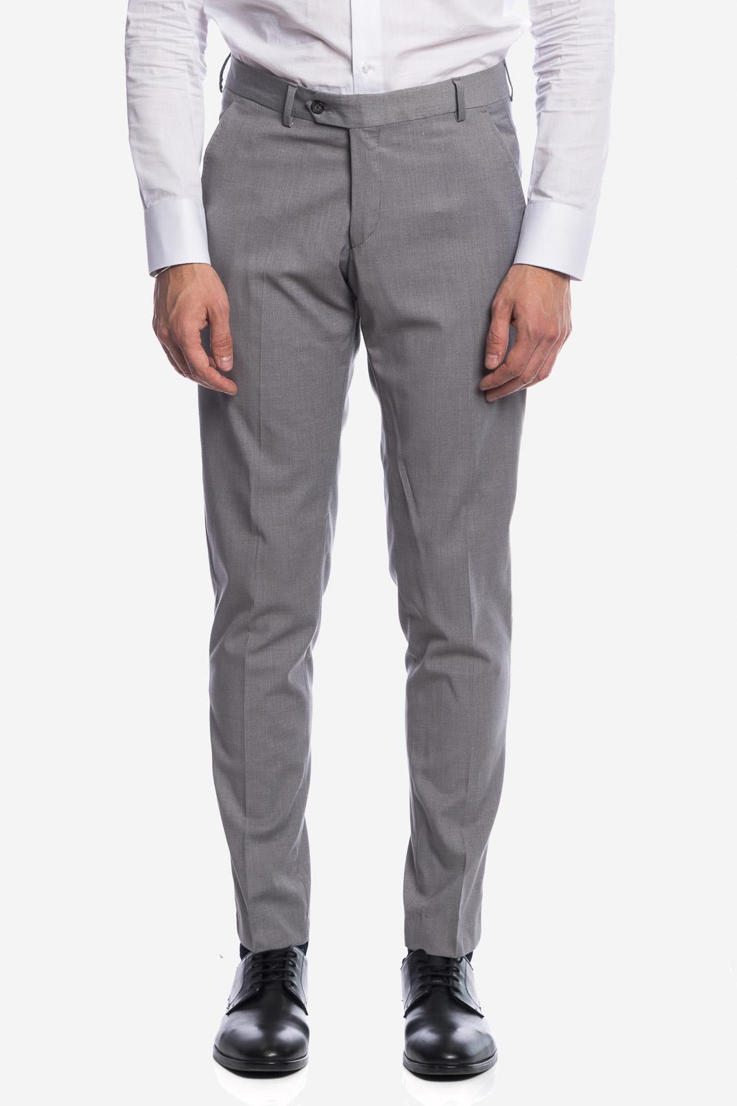 Pantalone classico da abito in fresco lana