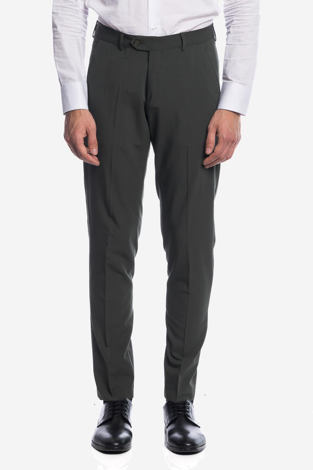 Pantalone classico da abito in fresco lana