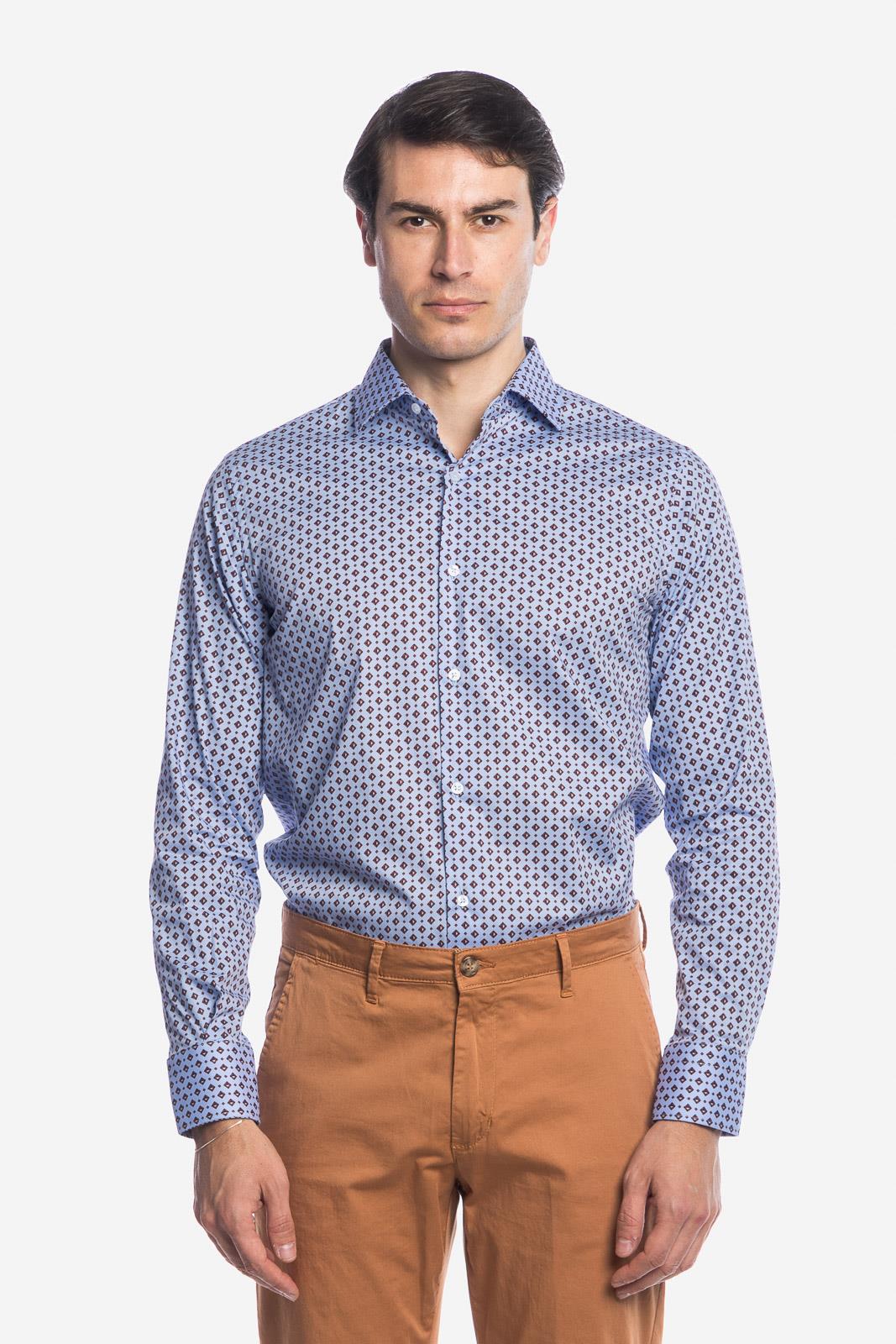 CAMICIA FANTASIA ROMBI-B1