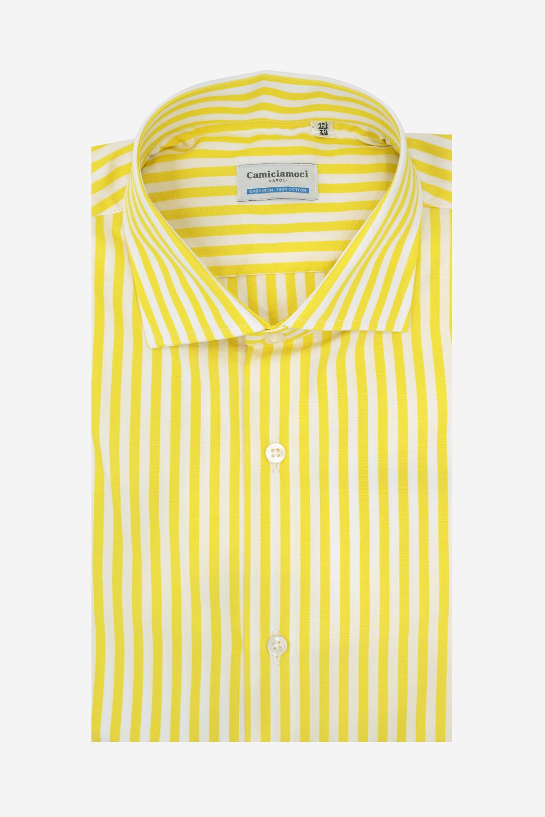 CAMICIA 100% COTONE RIGA EXTRA LARGA