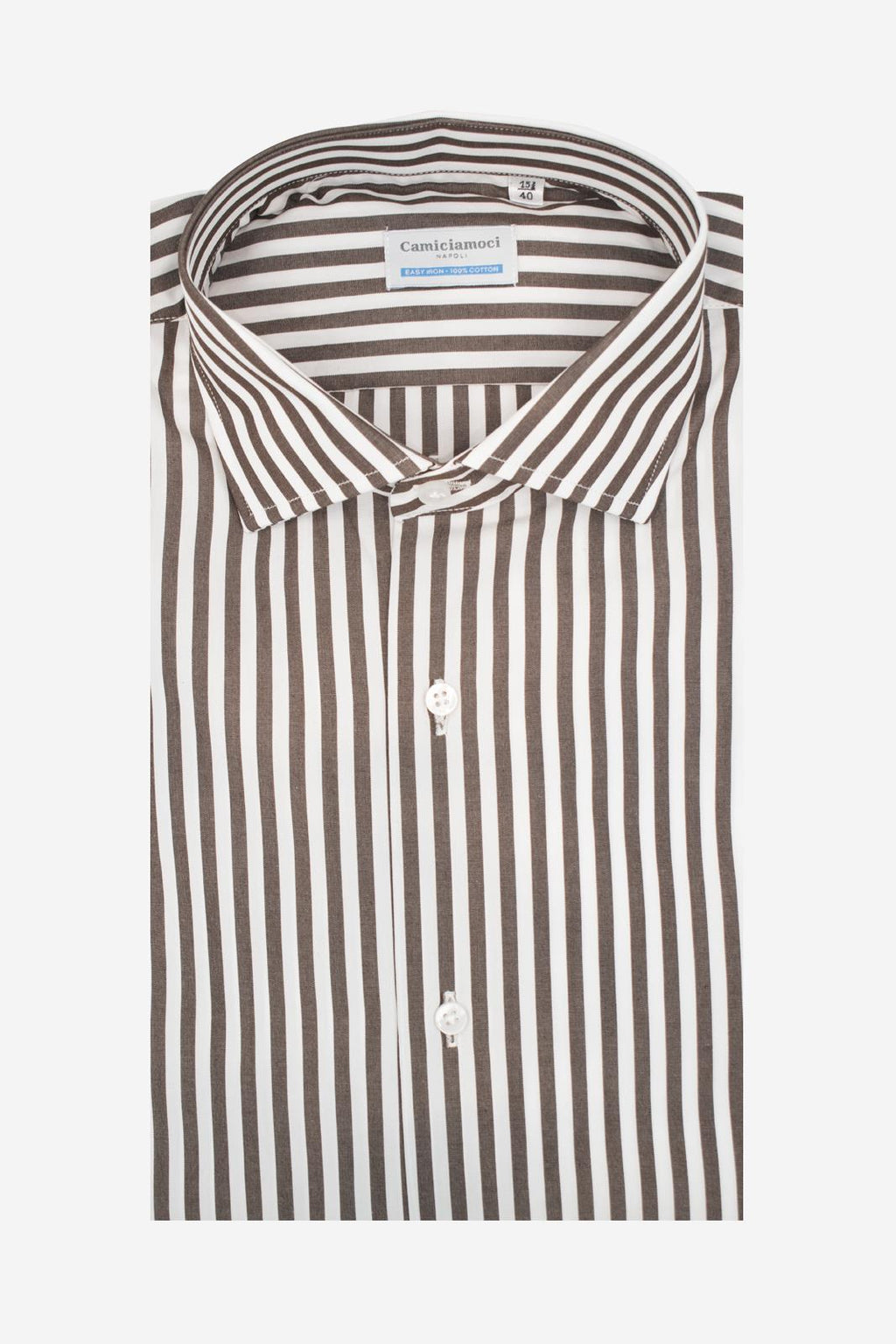 Camicia in riga extra larga 100% cotone