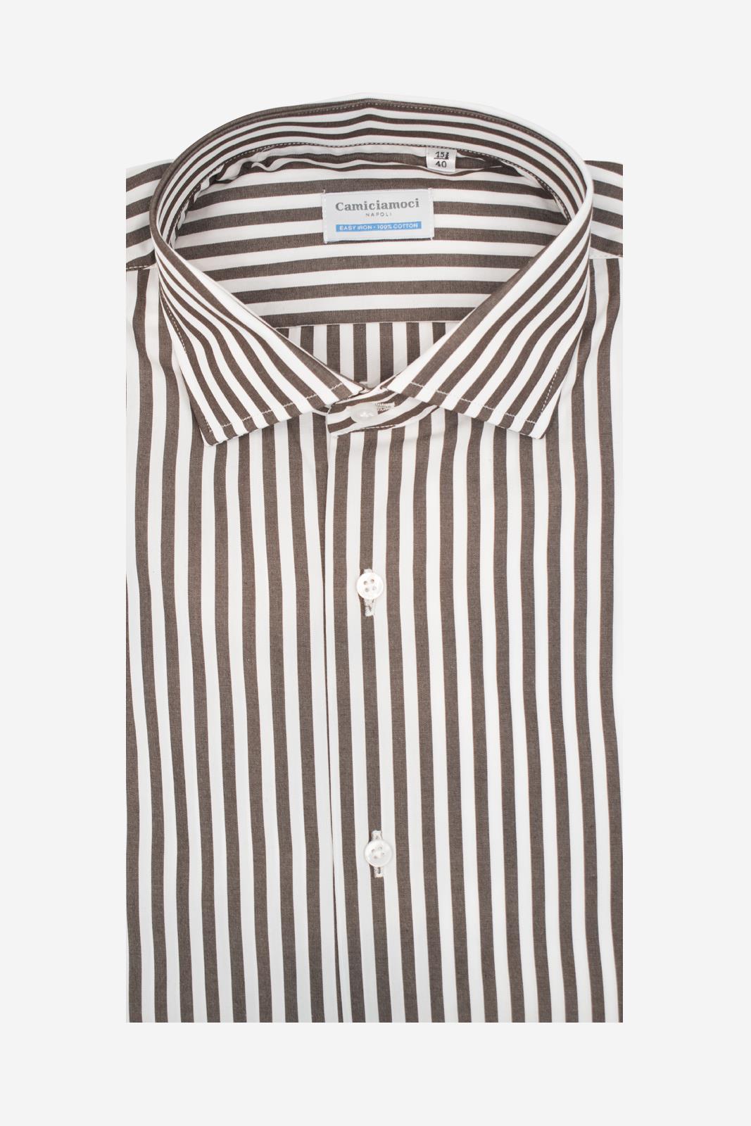 Camicia in riga extra larga 100% cotone