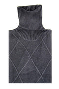 collo alto in misto lana