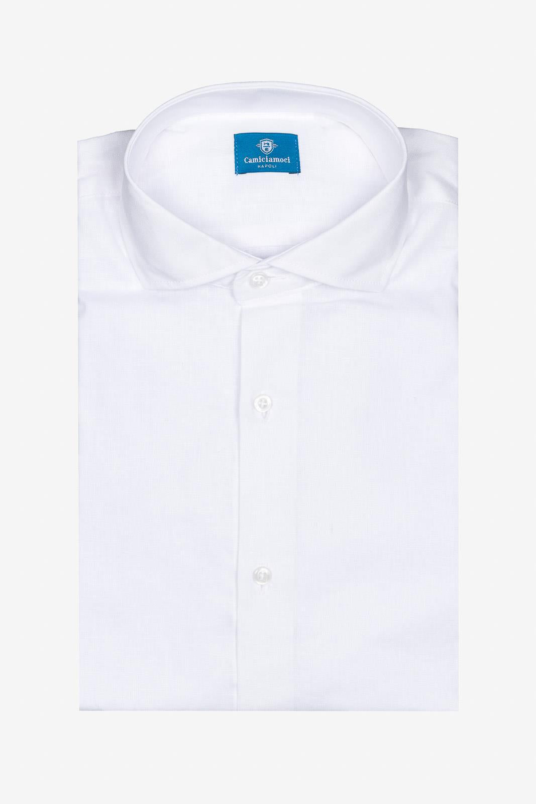 CAMICIA 100% LINO TINTA UNITA