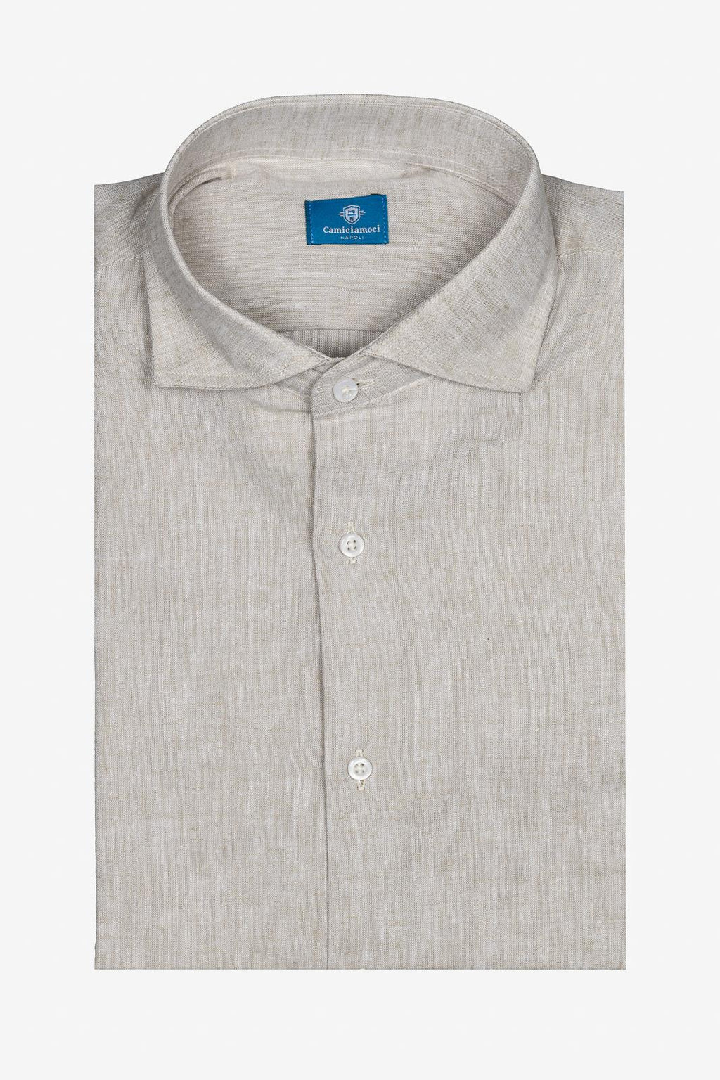 Camicia 100% lino in tinta unita di Sorrento