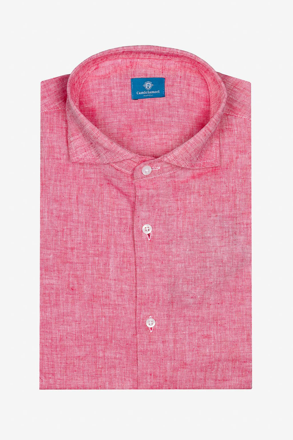 Camicia 100% lino in tinta unita di Sorrento