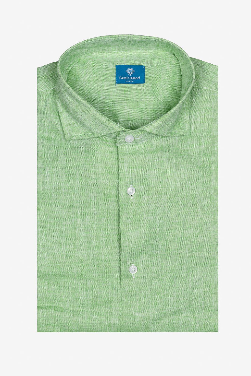 Camicia 100% lino in tinta unita di Sorrento