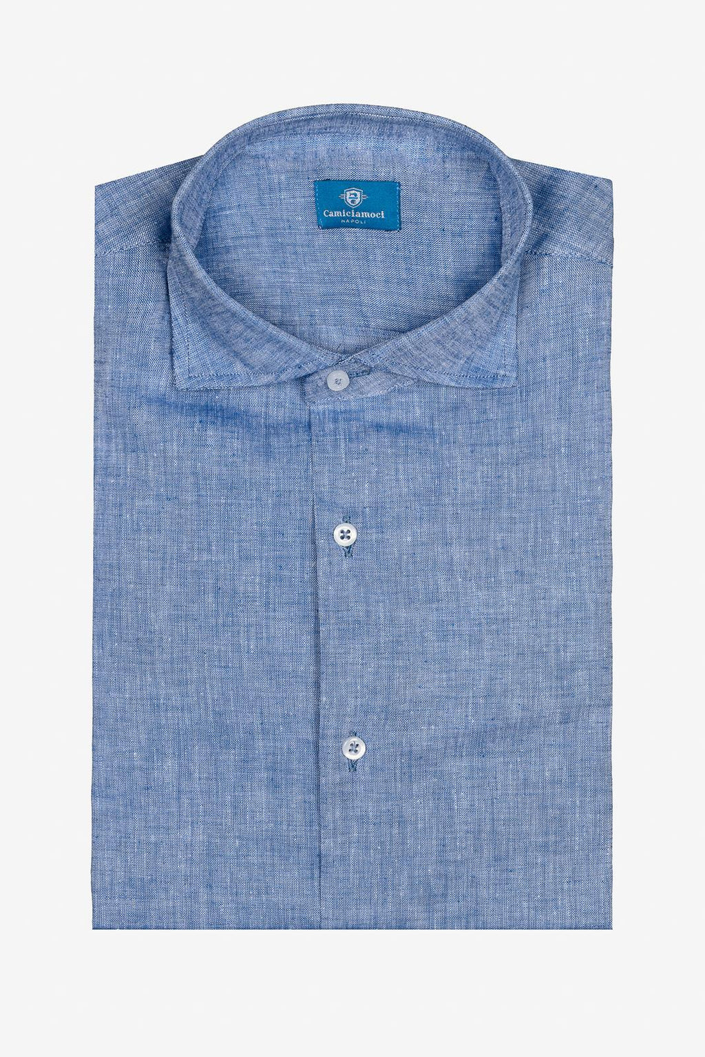 Camicia 100% lino in tinta unita di Sorrento