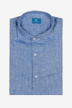 Camicia 100% lino in tinta unita di Sorrento