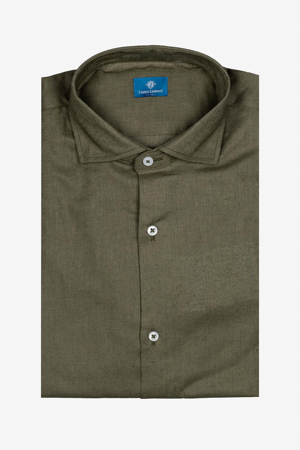 Camicia 100% lino in tinta unita di Sorrento
