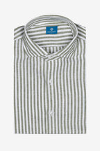 Camicia 100%lino riga media