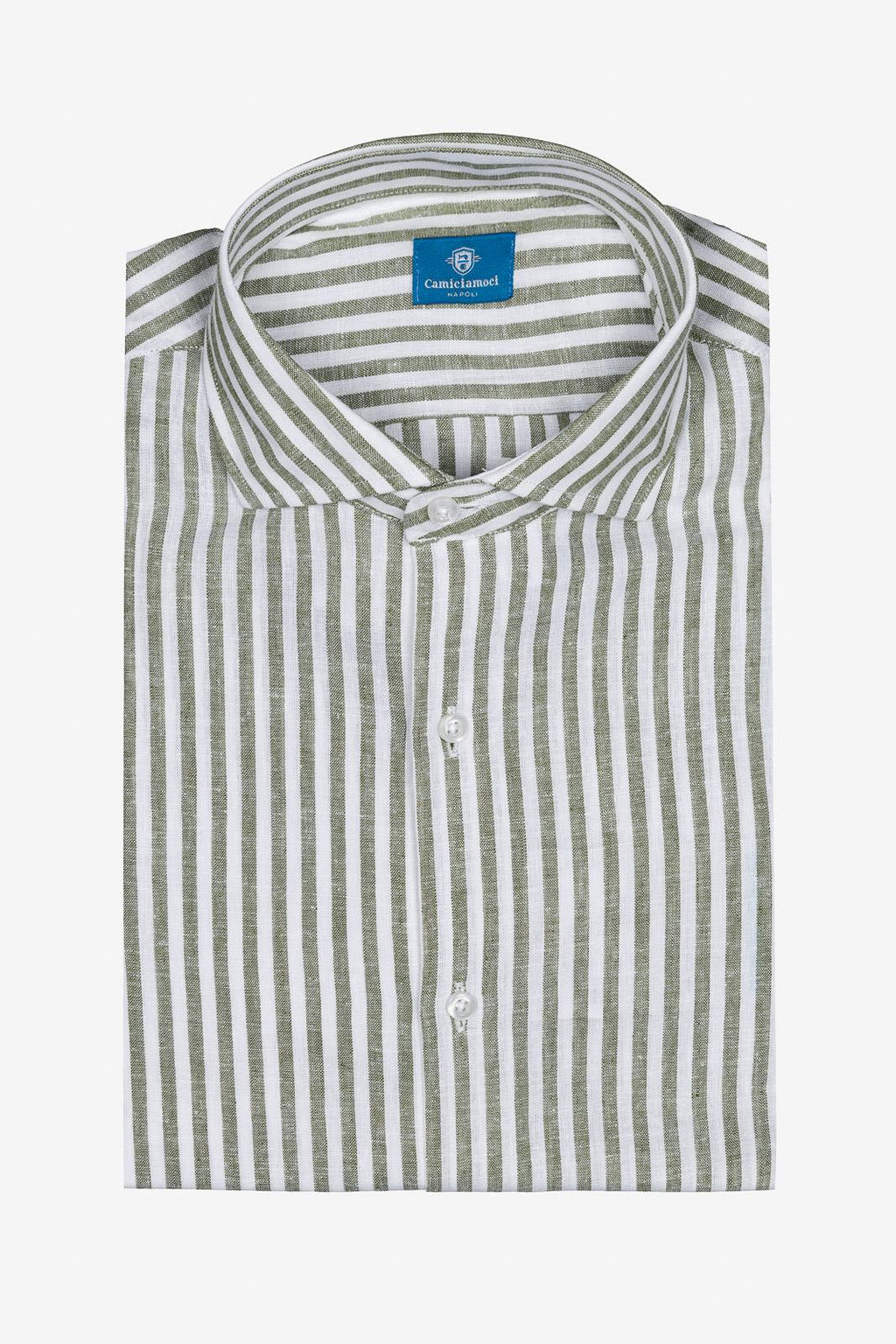 Camicia 100%lino riga media