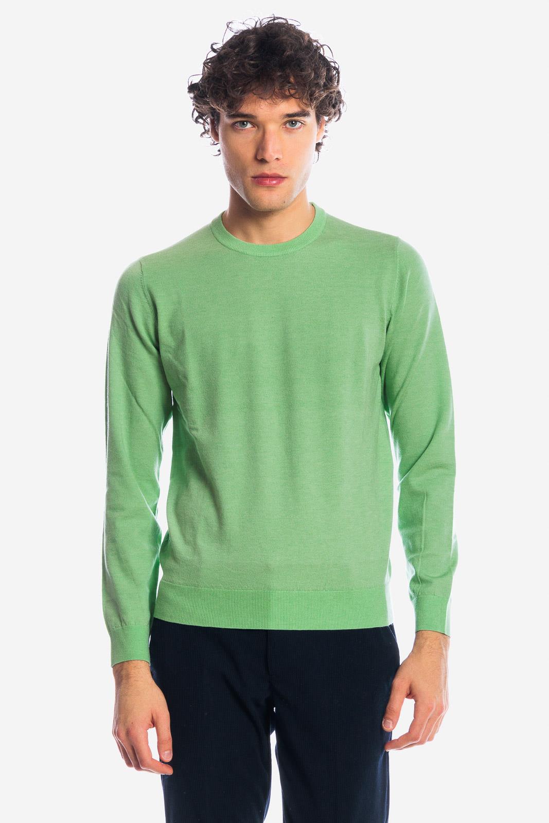 Maglia girocollo in viscosa