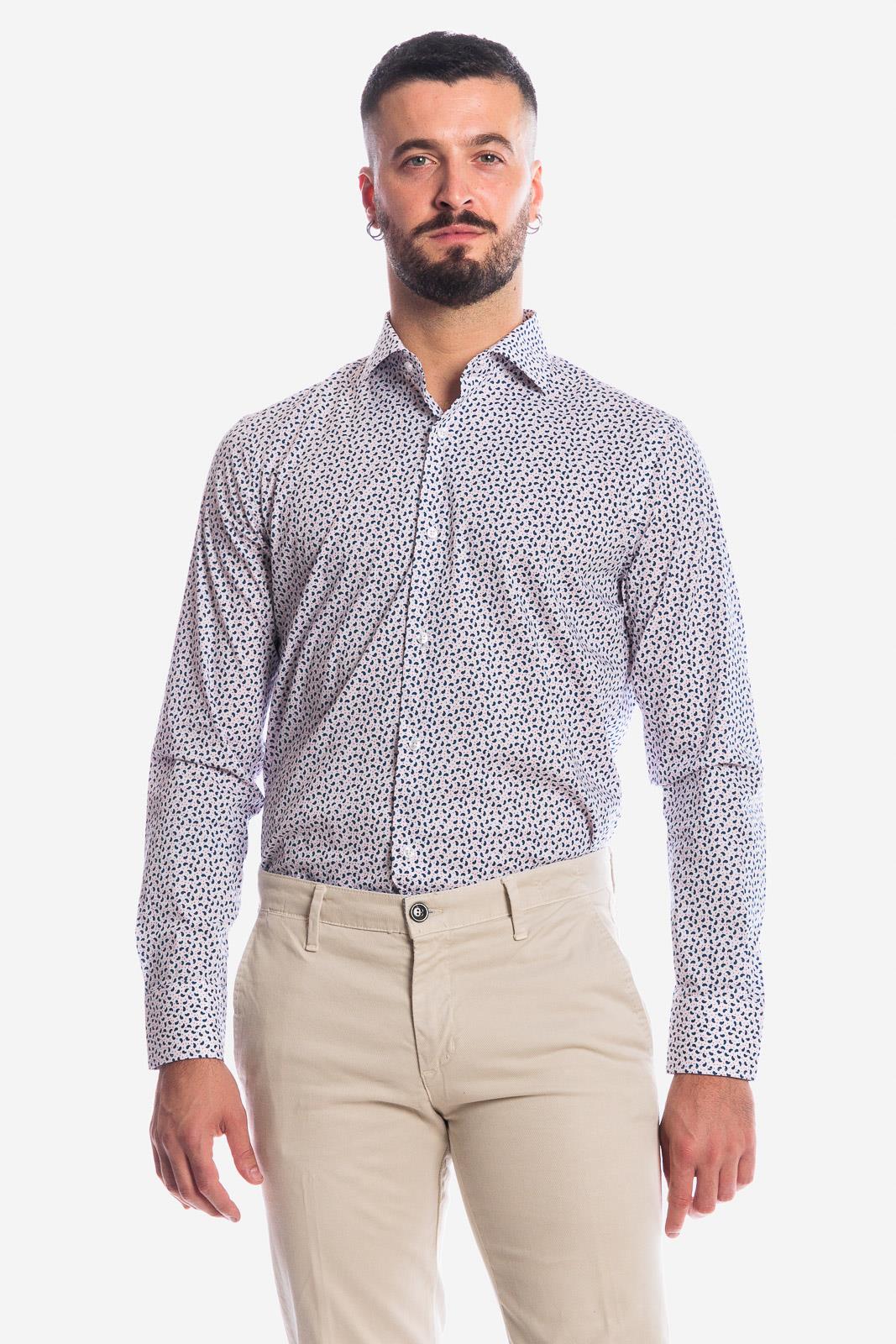 CAMICIA A FANTASIA CACHEMIRE