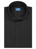 Camicia di jeans collo semifrancese 100% cotone