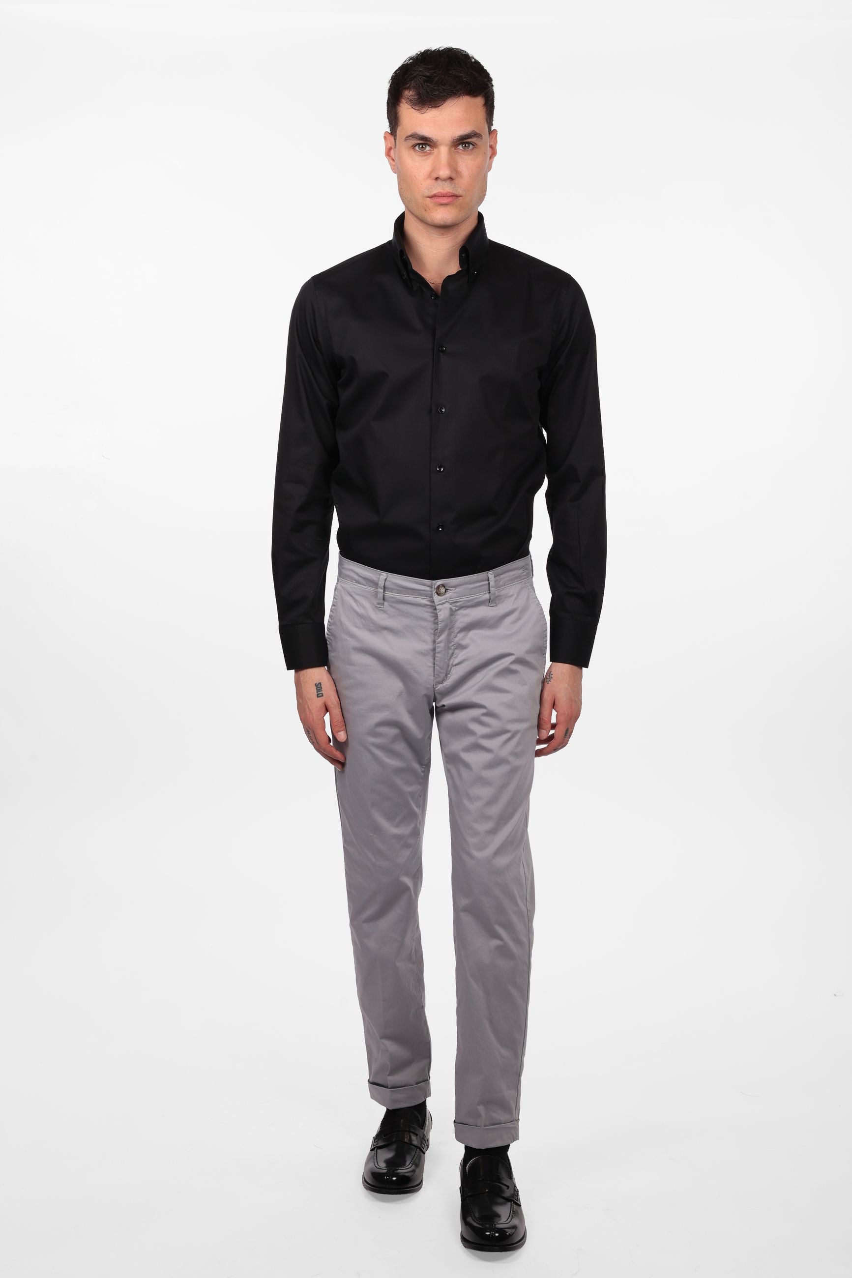 Camicia 100% cotone botton down twill
