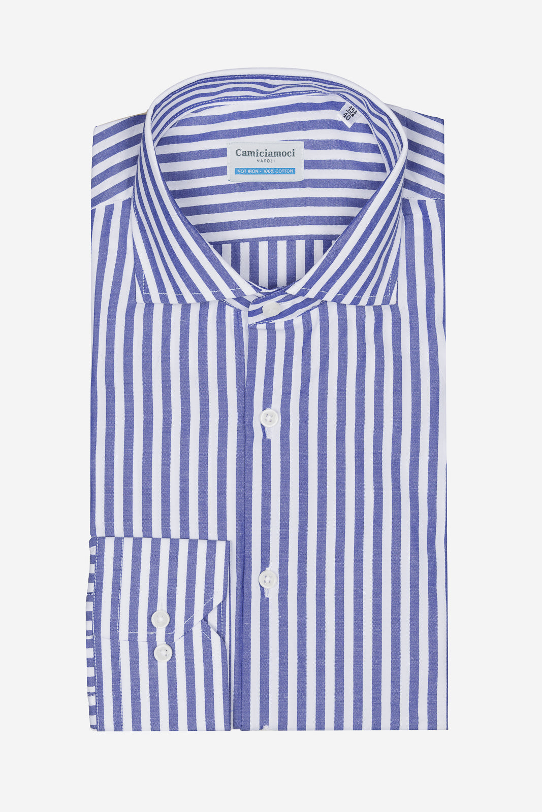 CAMICIA 100% COTONE RIGA EXTRA LARGA