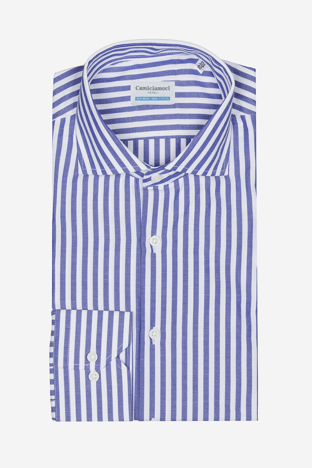 Camicia in riga extra larga 100% cotone