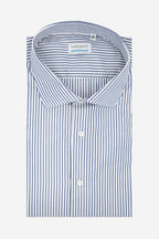 Camicia taglia calibrata 100% cotone riga larga