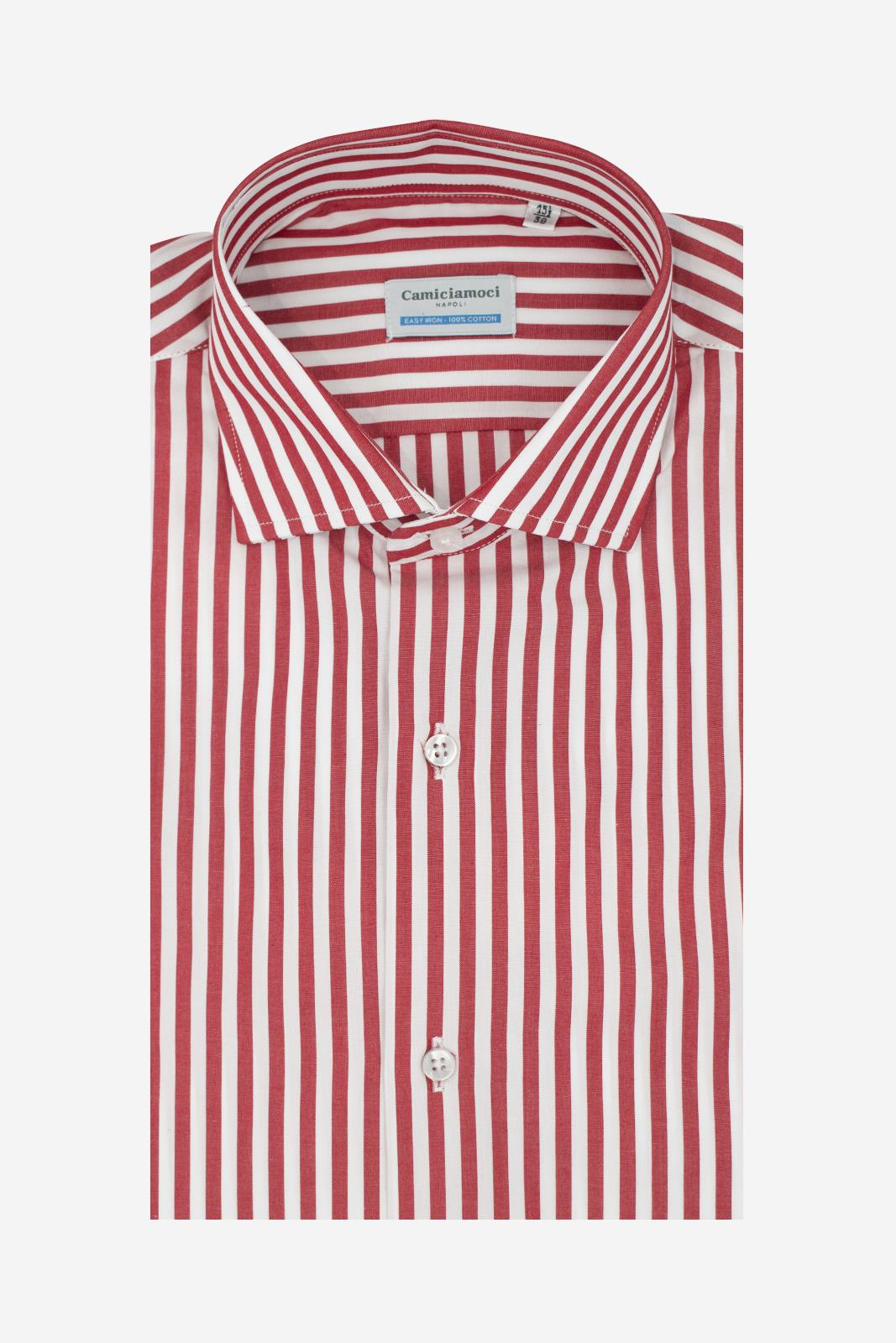 Camicia in riga extra larga 100% cotone