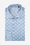 Camicia facile stiro a fantasia stella