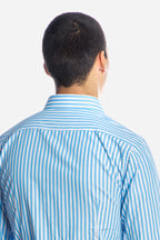 Camicia in riga extra larga 100% cotone