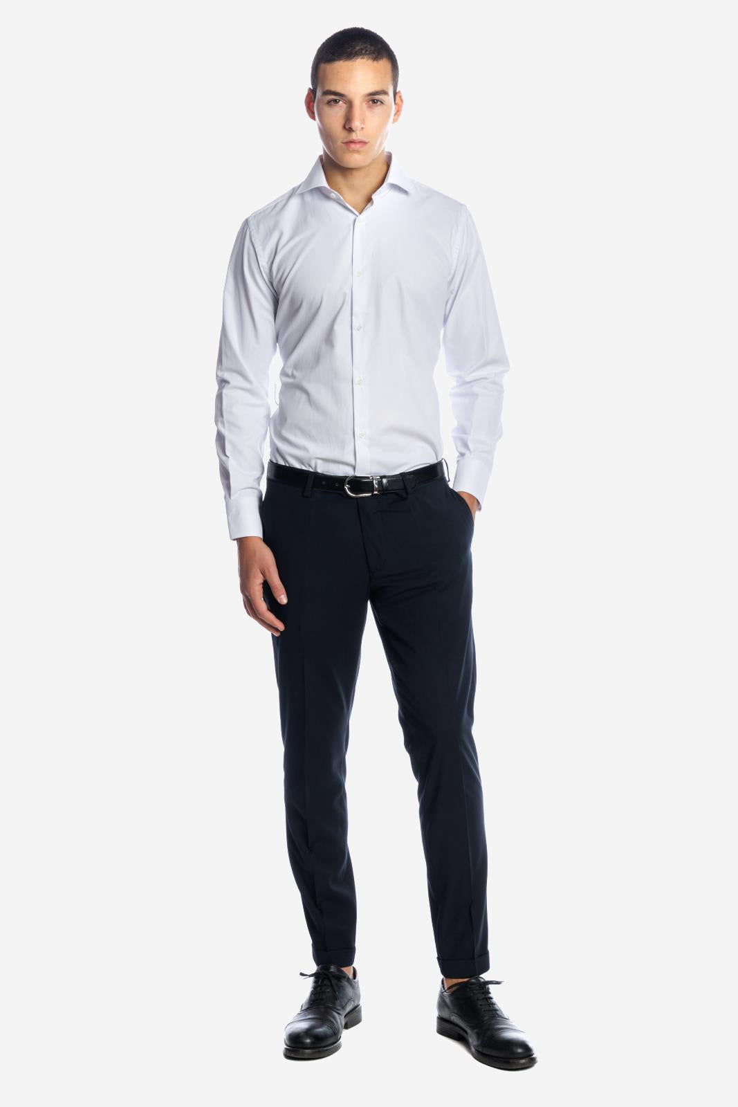 Camicia fil a fil 100% cotone