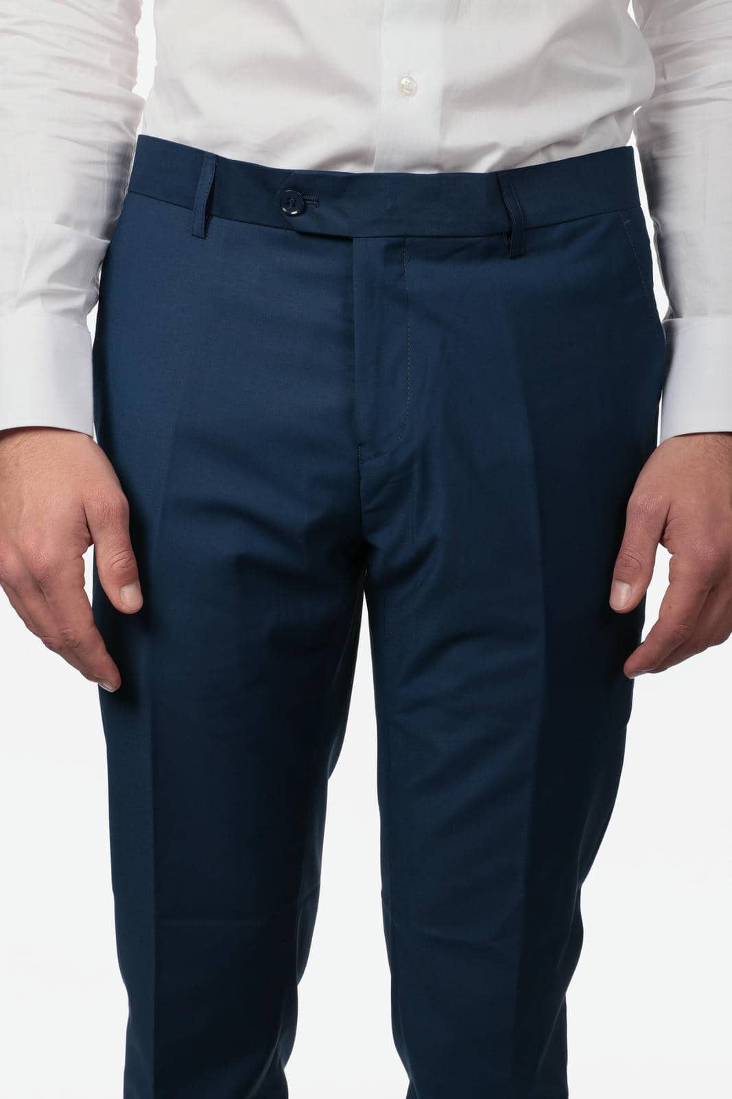 Pantalone classico da abito fresco