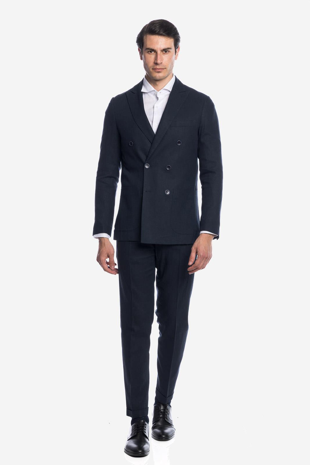PANTALONE CLASSICO DA ABITO IN LINO