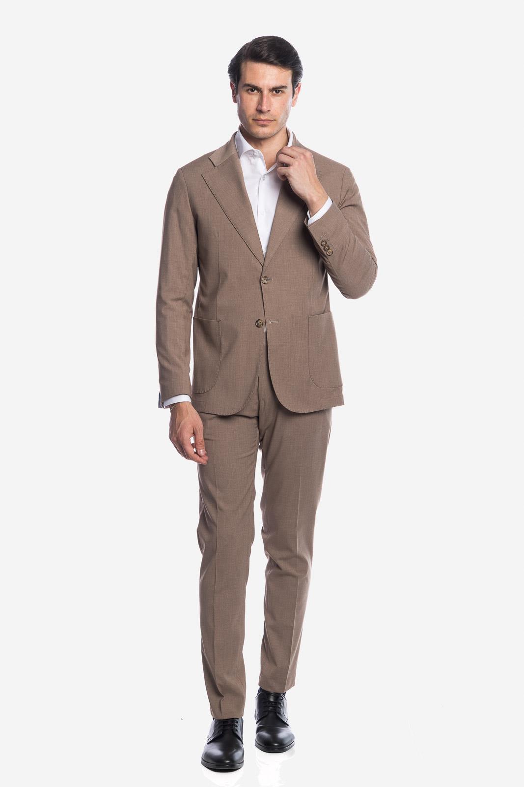 Pantalone classico da abito in fresco lana