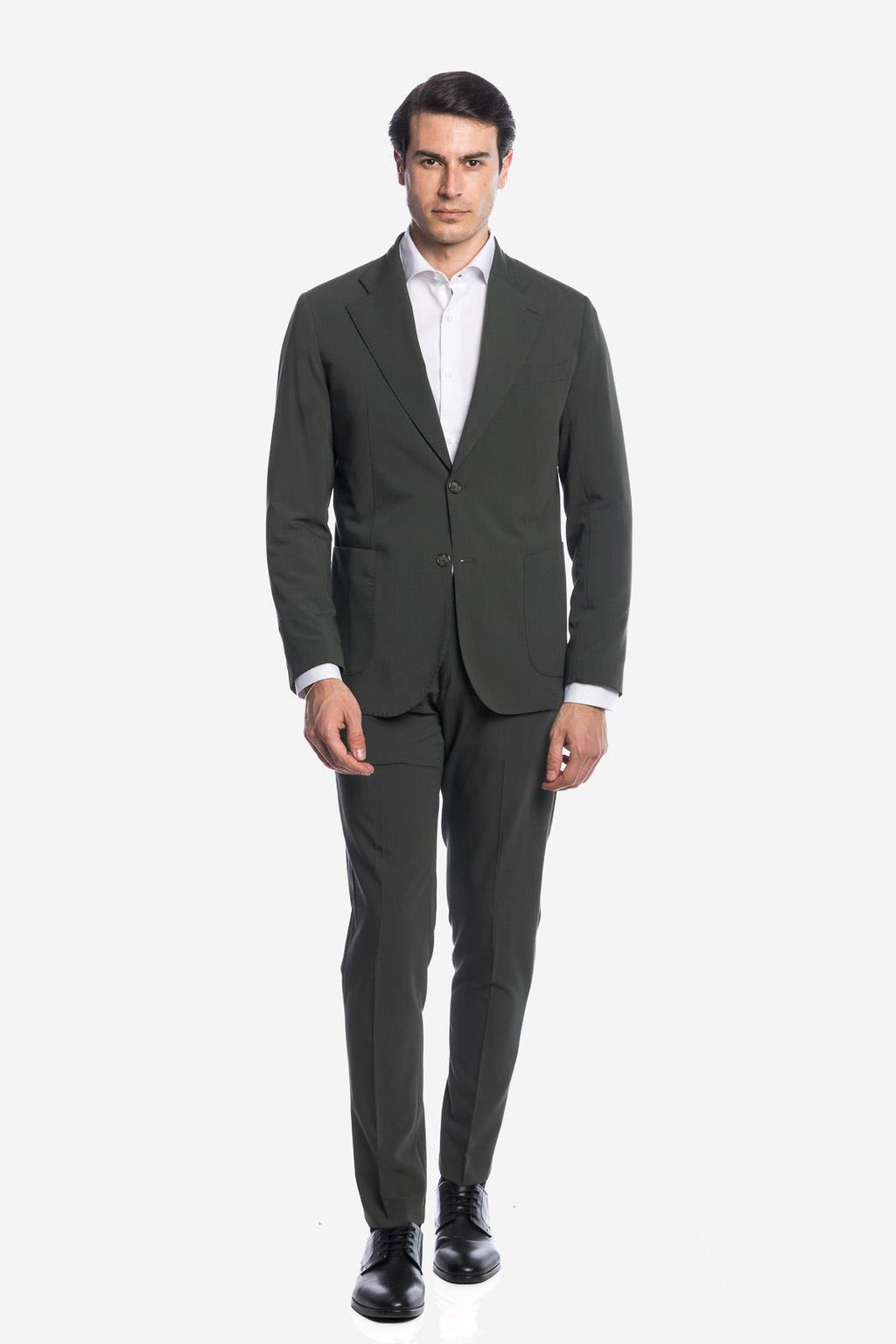 Pantalone classico da abito in fresco lana