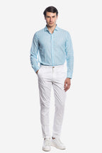 Camicia 100% lino rigata di Positano