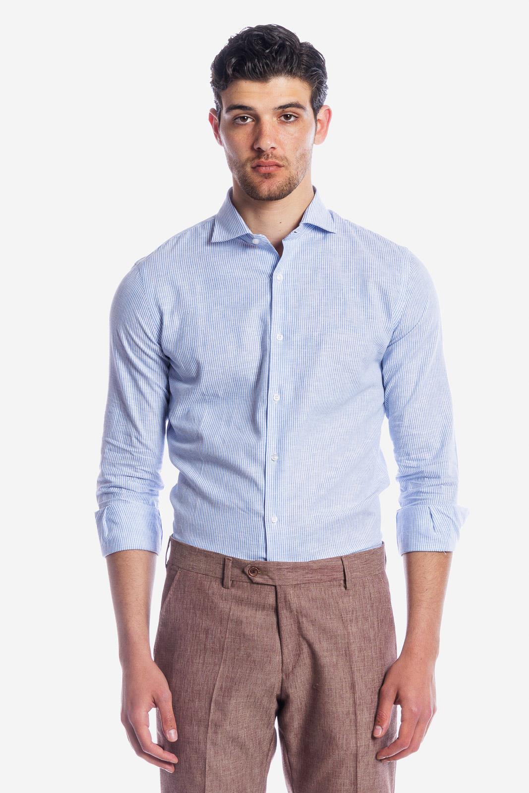 CAMICIA 100% LINO MILLERIGHE