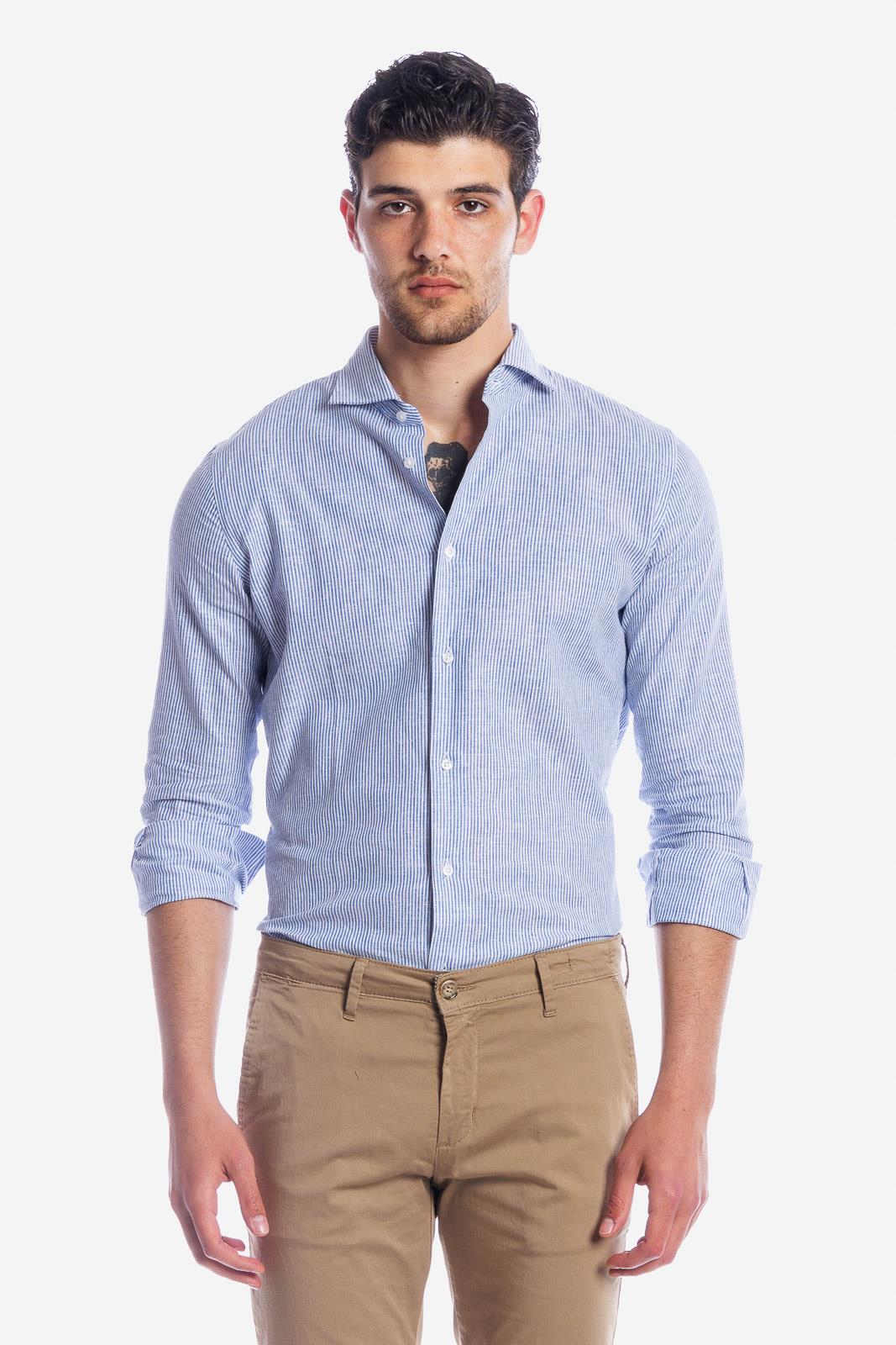 CAMICIA 100% LINO MILLERIGHE