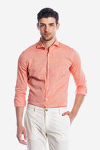 Camicia 100% lino in tinta unita di Sorrento