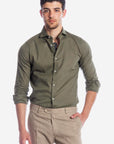 CAMICIA 100% LINO TINTA UNITA
