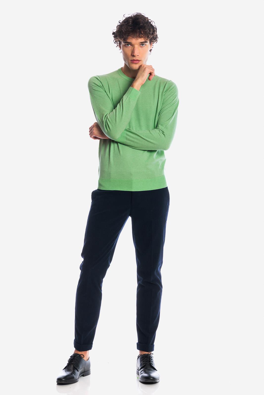 Maglia girocollo in viscosa