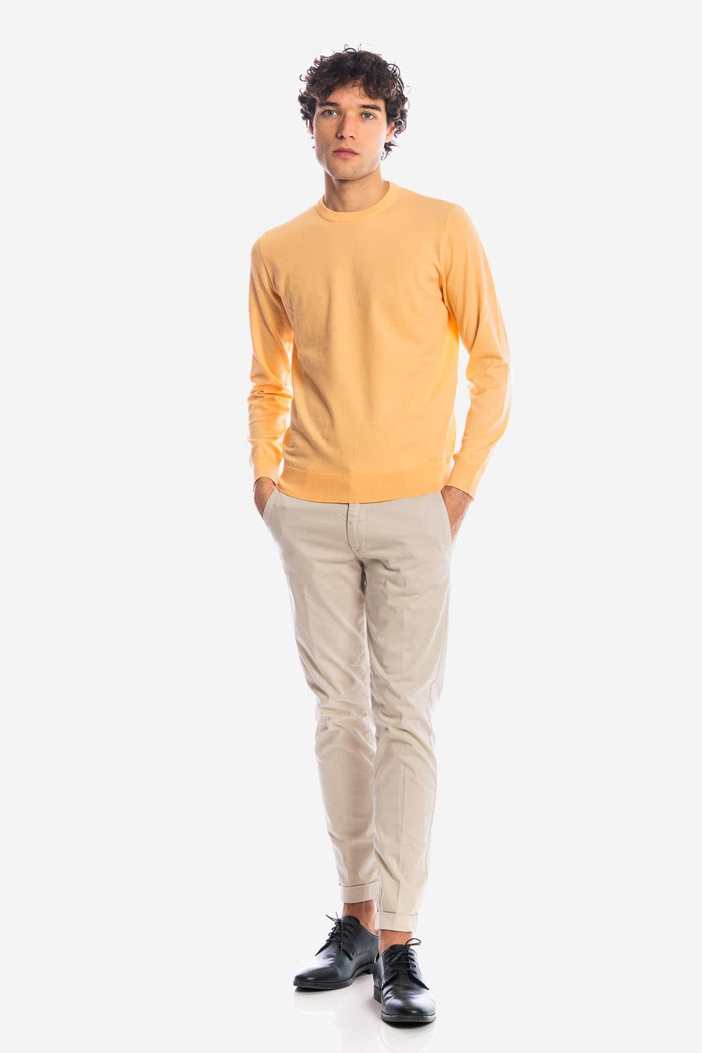 Maglia girocollo in viscosa