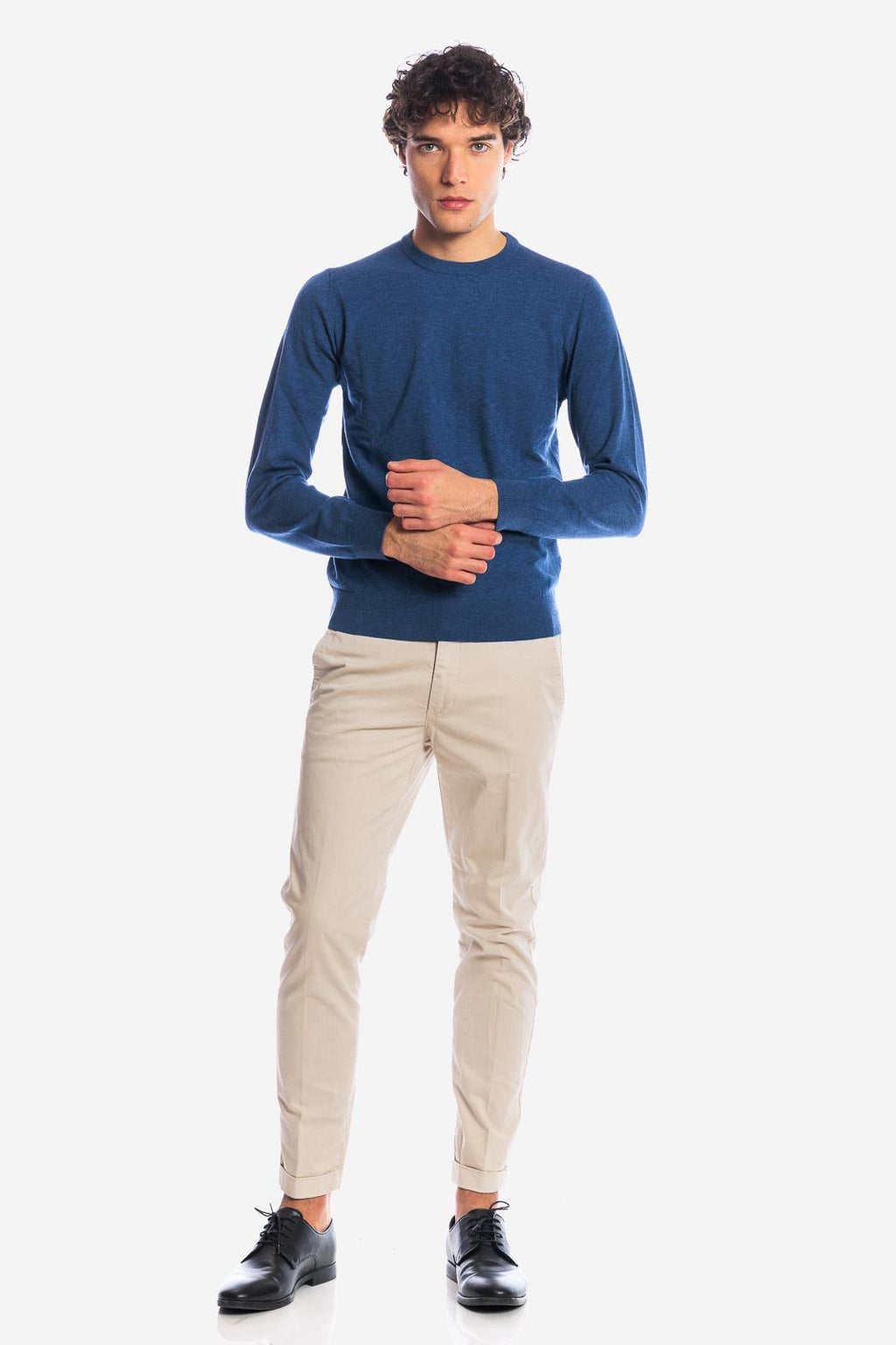 Maglia girocollo in viscosa