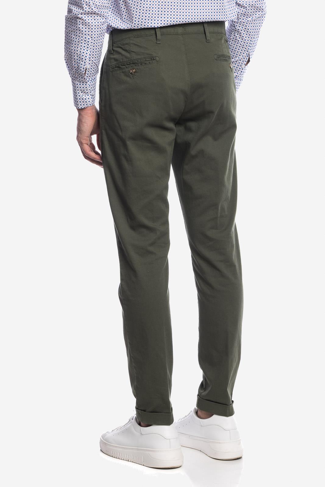 PANTALONE DI RASO COTONE ARMATURATO