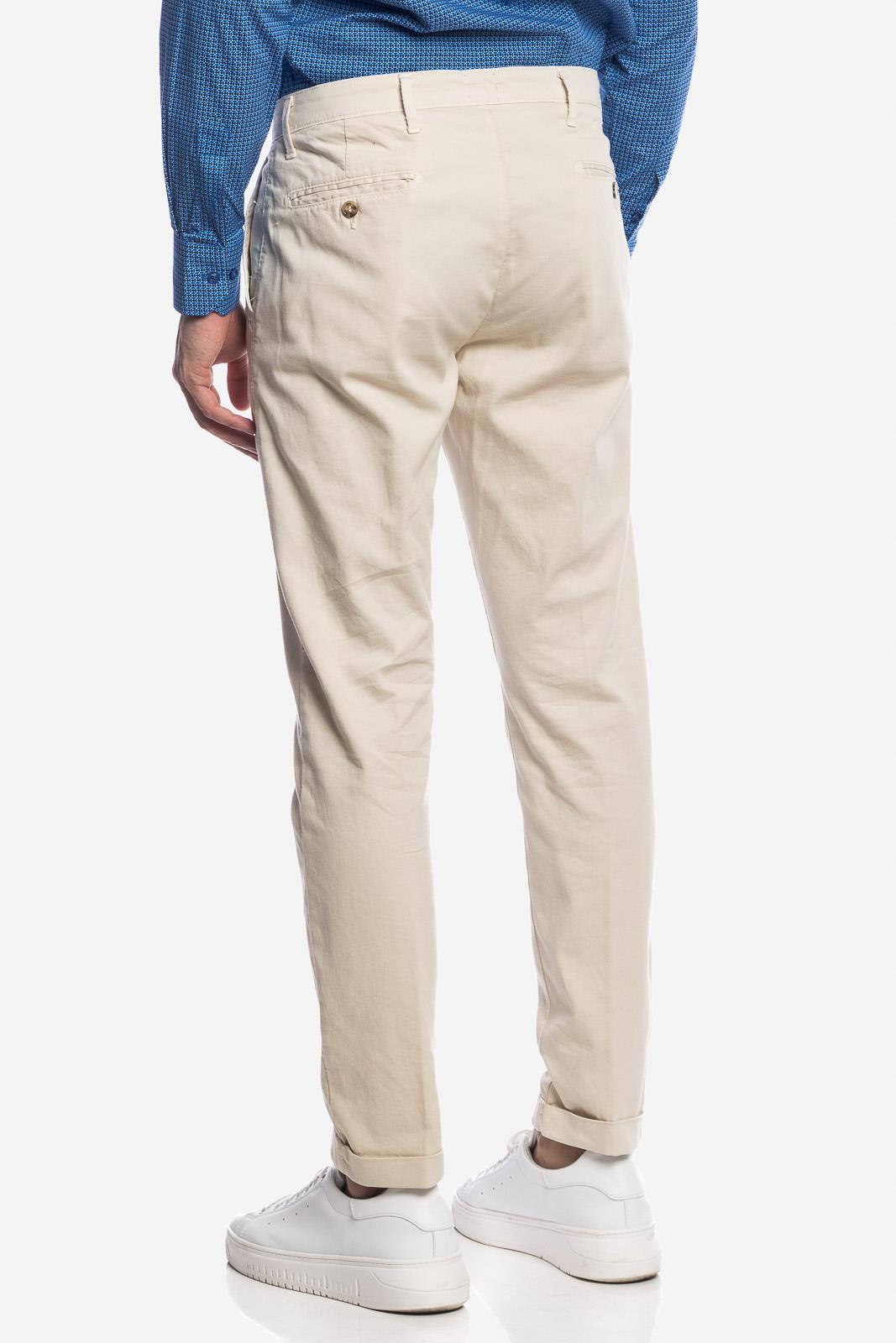 PANTALONE DI RASO COTONE ARMATURATO