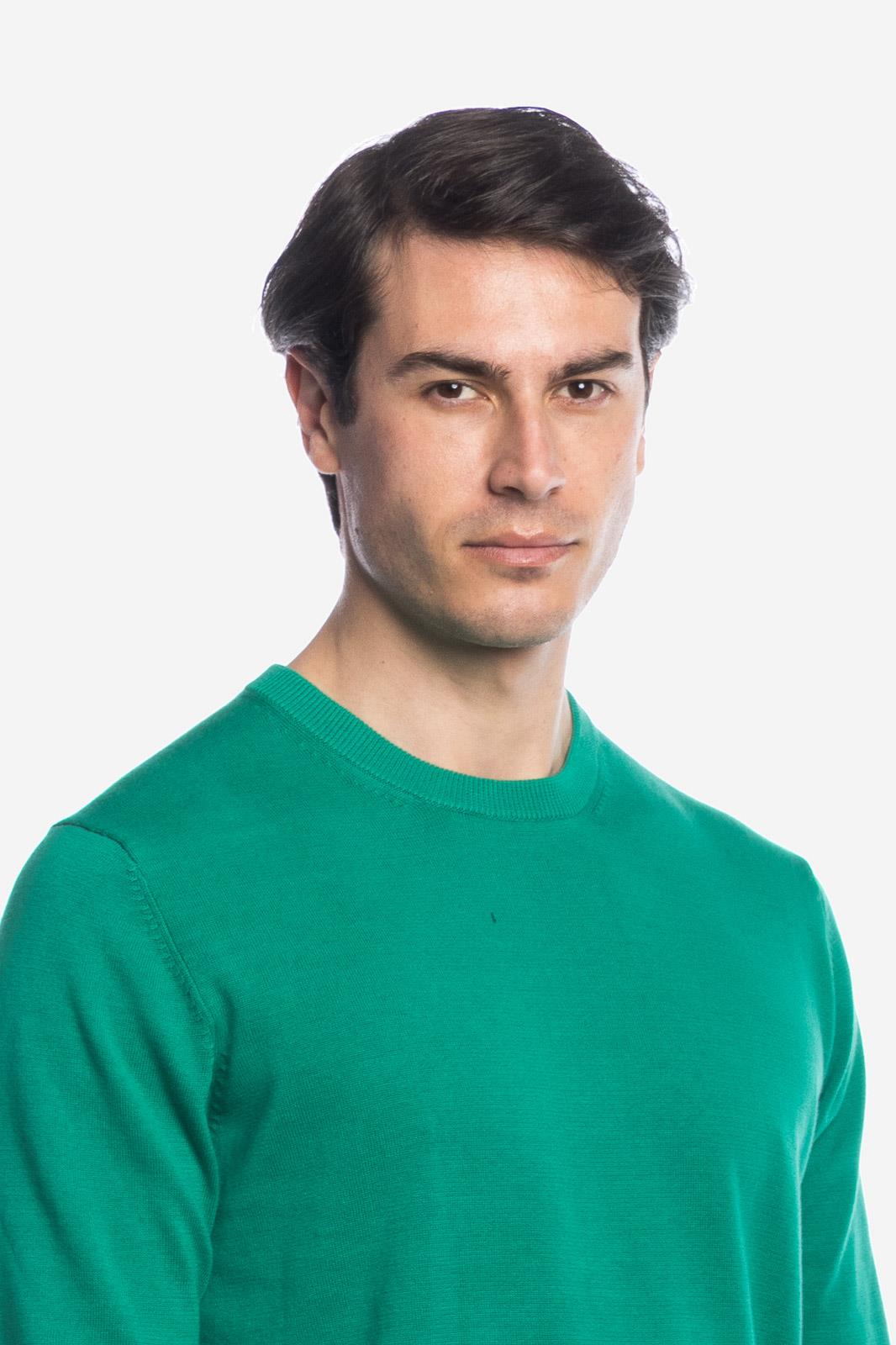 MAGLIA DI FILO IN COTONE MANICA LUNGA