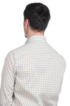 Camicia facile stiro a fantasia 3 fiori