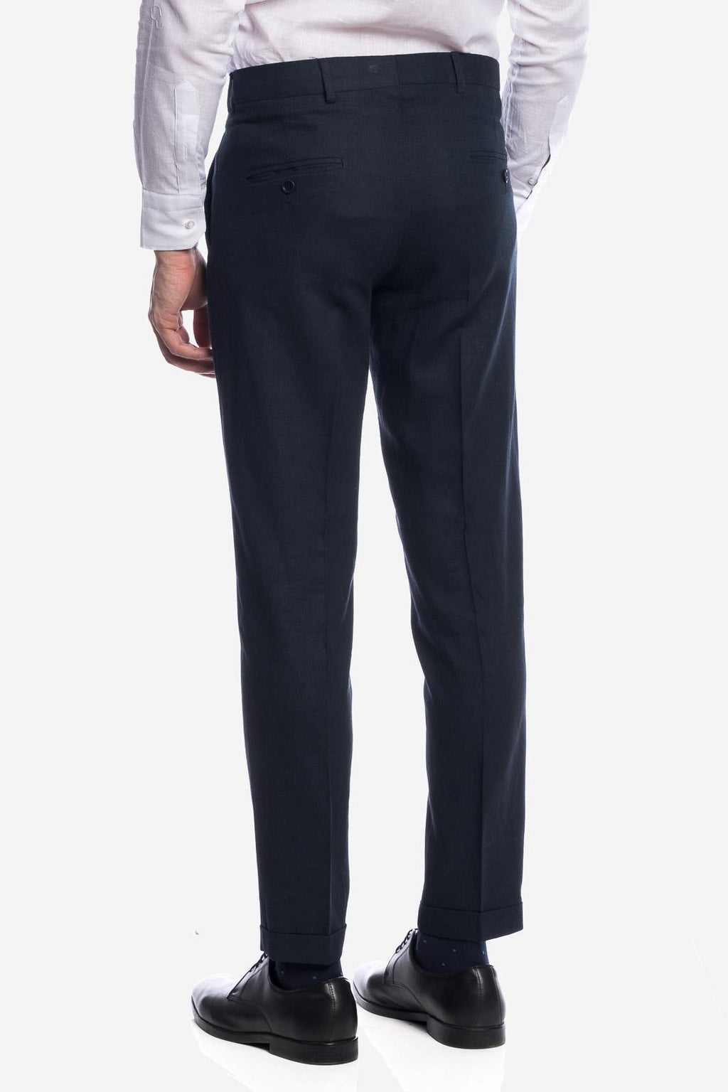 PANTALONE CLASSICO DA ABITO IN LINO