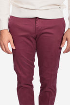 Pantalone in raso di cotone caldo