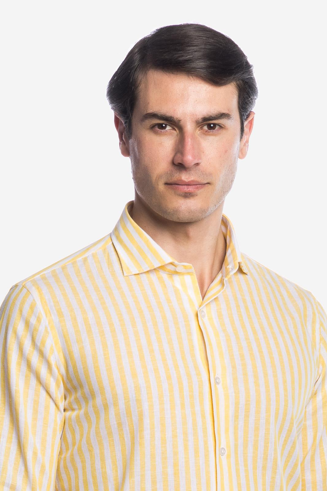 CAMICIA 100% LINO RIGA LARGA