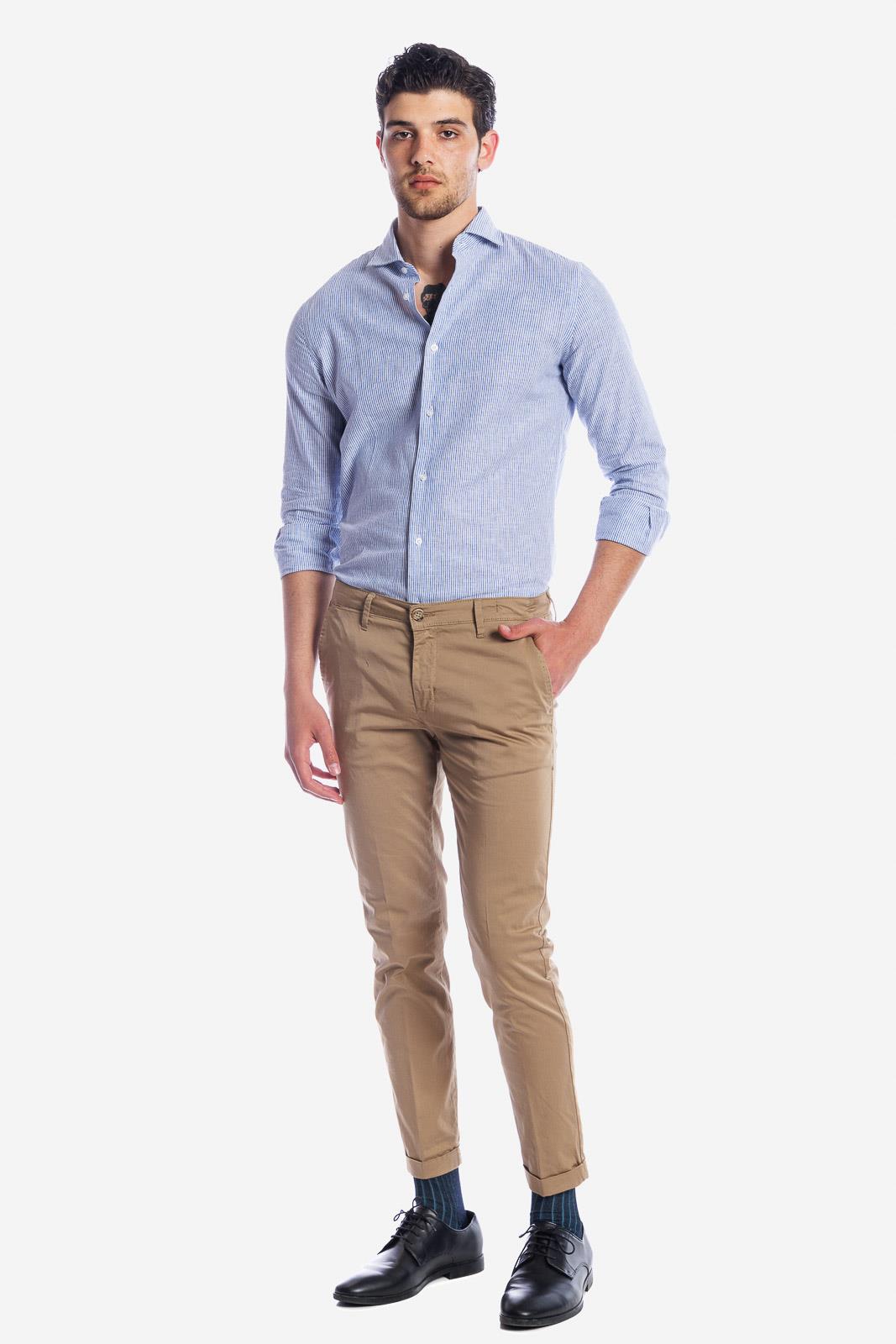 CAMICIA 100% LINO MILLERIGHE